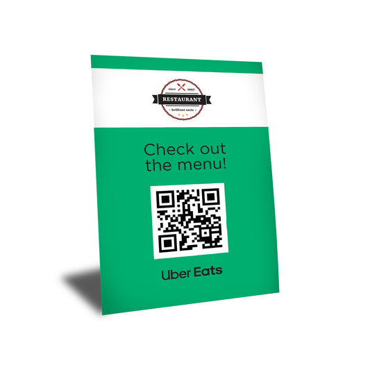 Customizable QR Code Counter Card